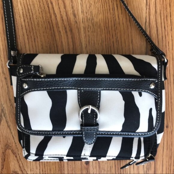 Vintage Y2K Zebra print cross body purse - Picture 5 of 9